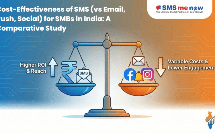 Cost-Effectiveness of SMS (vs Email, Push, Social) for SMBs in India: A Comparative Study