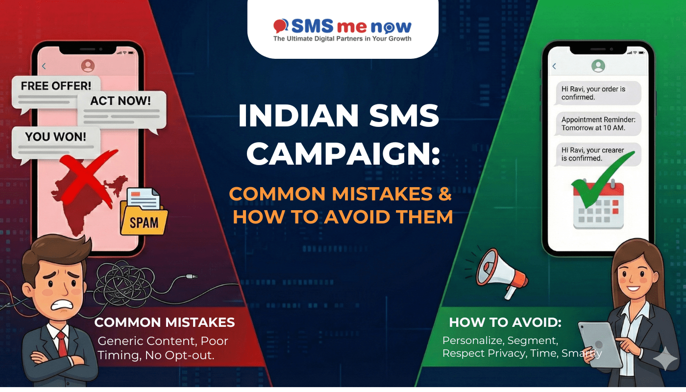 Common Mistakes Indian Businesses Make with SMS Campaigns — And How to Avoid Them