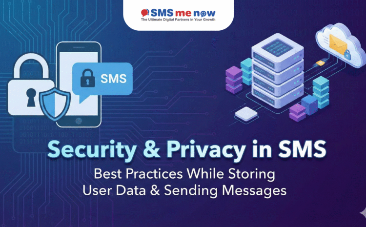 Security & Privacy in SMS — Best Practices While Storing User Data & Sending Messages