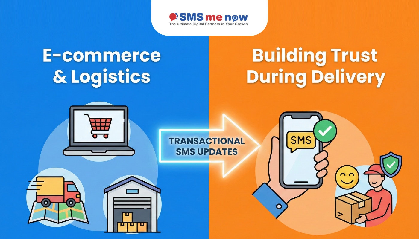 E-commerce & Logistics: How Transactional SMS Builds Trust During Delivery