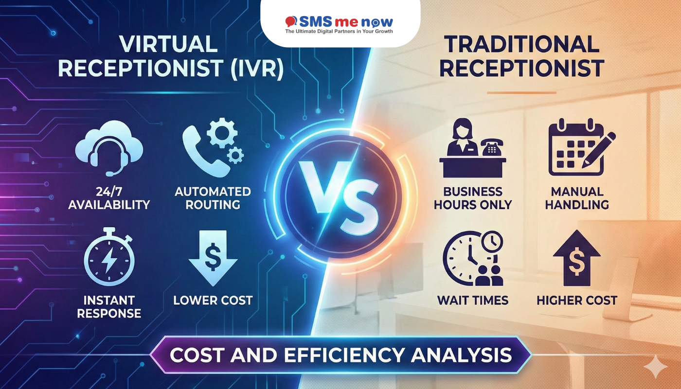 Virtual Receptionist vs Traditional Receptionist