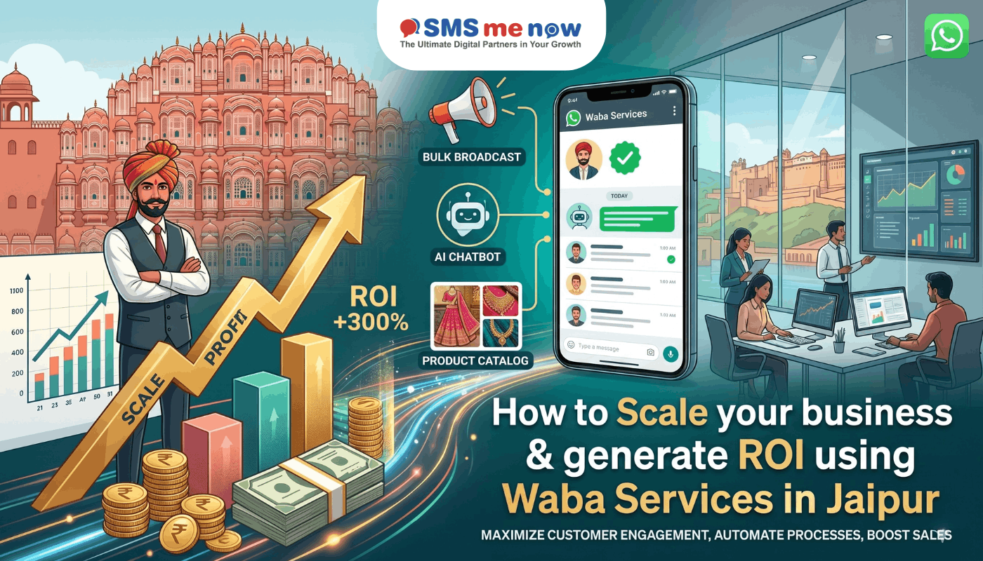 How to Scale Your Business & Generate High ROI Using WABA Services in Jaipur