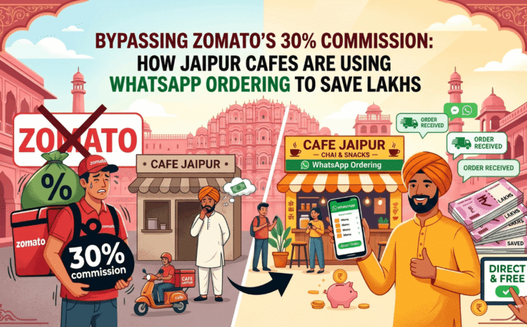 Bypassing Zomato’s 30% Commission: How Jaipur Cafes Are Using WhatsApp Ordering to Save Lakhs
