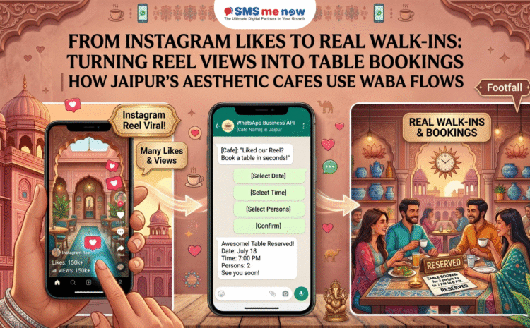 From Instagram Likes to Real Walk-ins: How Jaipur’s Aesthetic Cafes Turn Reel Views into Table Bookings via WABA Flows