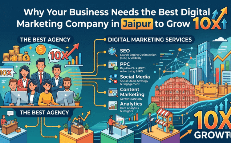 Why Your Business Needs the Best Digital Marketing Company in Jaipur to Grow 10x