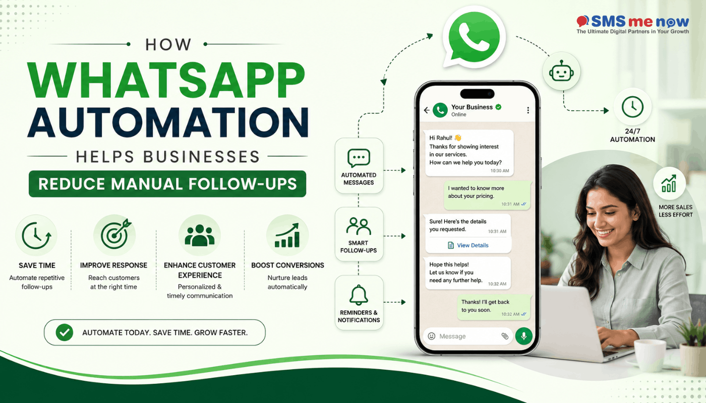 How WhatsApp Automation Helps Businesses Reduce Manual Follow-Ups