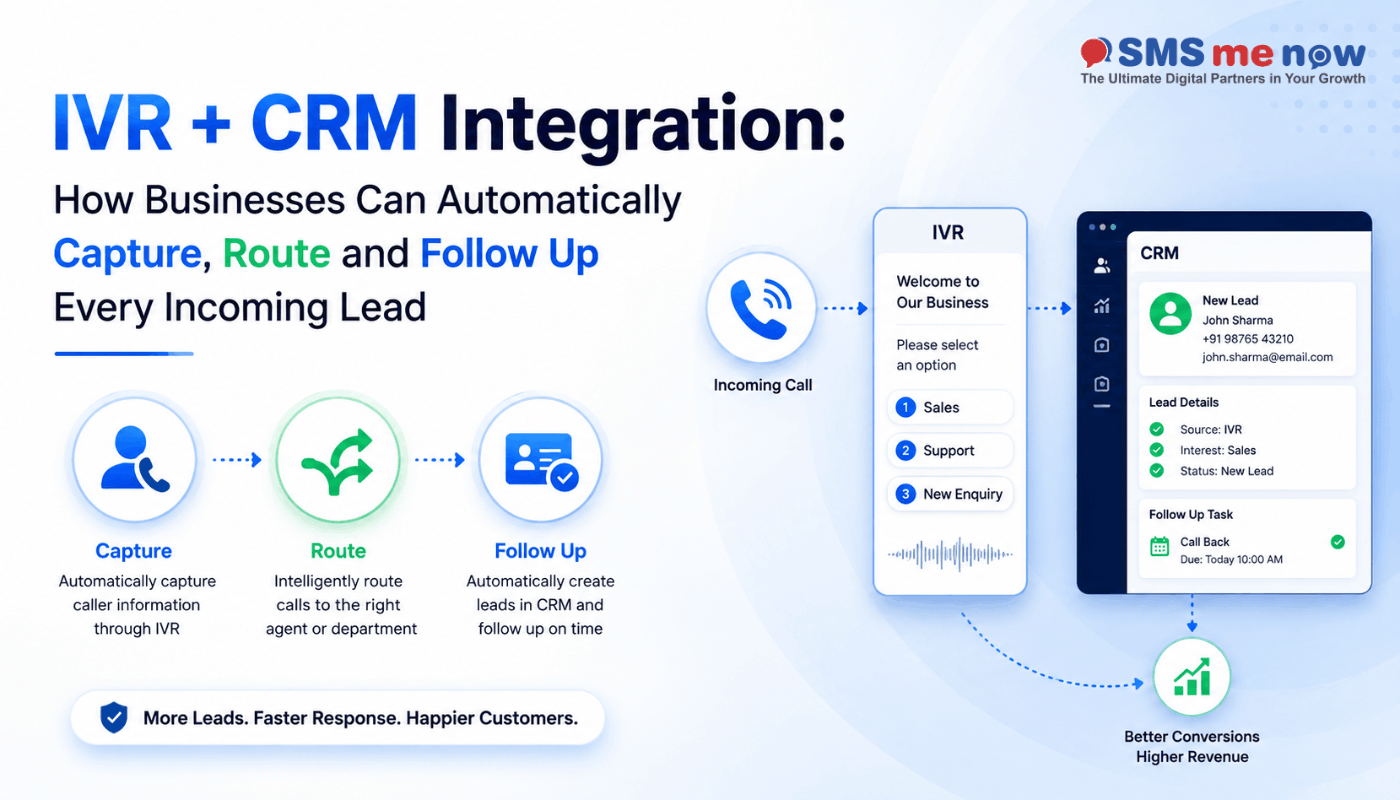 IVR + CRM Integration: How Businesses Can Automatically Capture, Route and Follow Up Every Incoming Lead