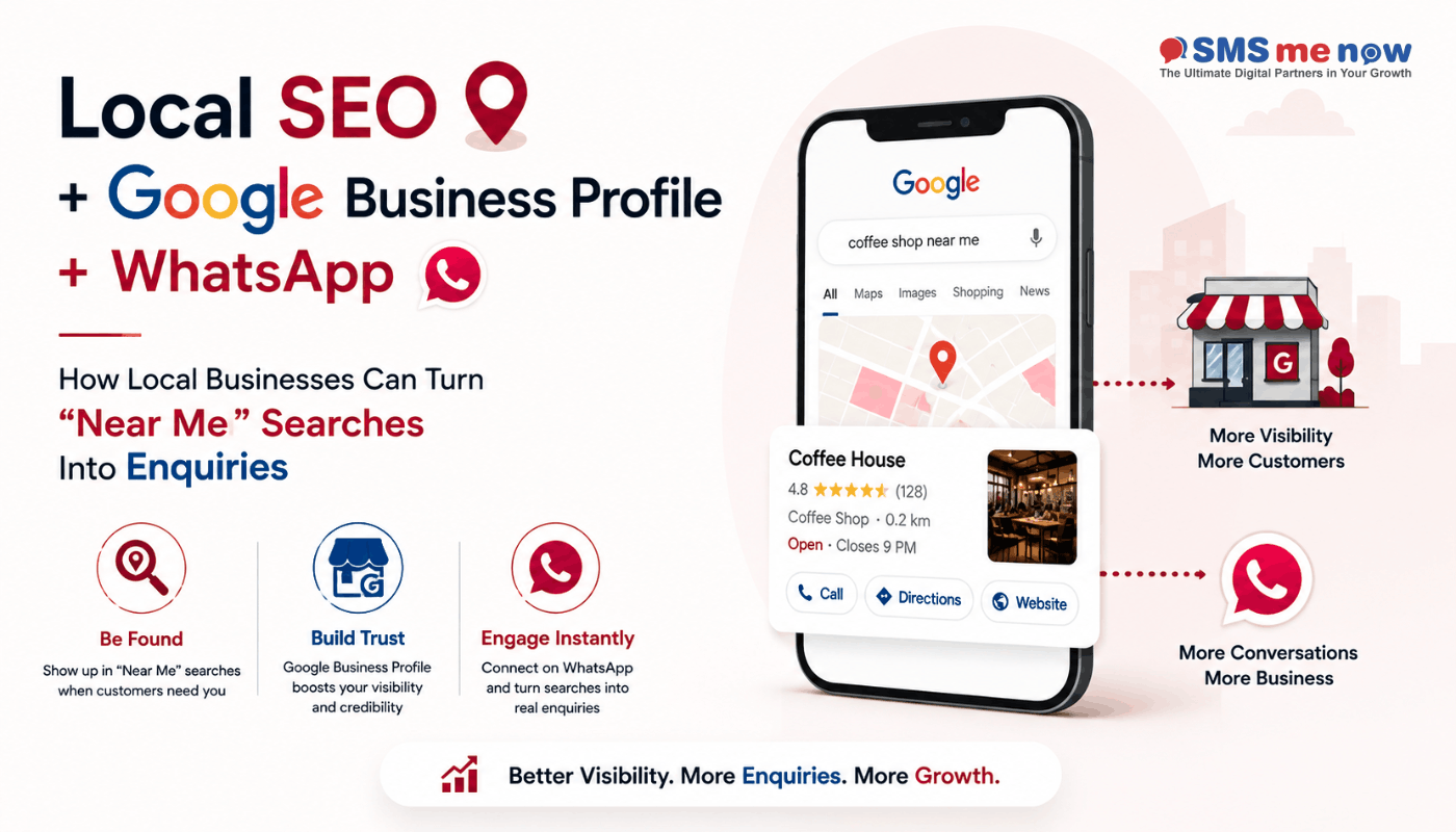 Local SEO + Google Business Profile + WhatsApp: How Local Businesses Can Turn “Near Me” Searches Into Enquiries