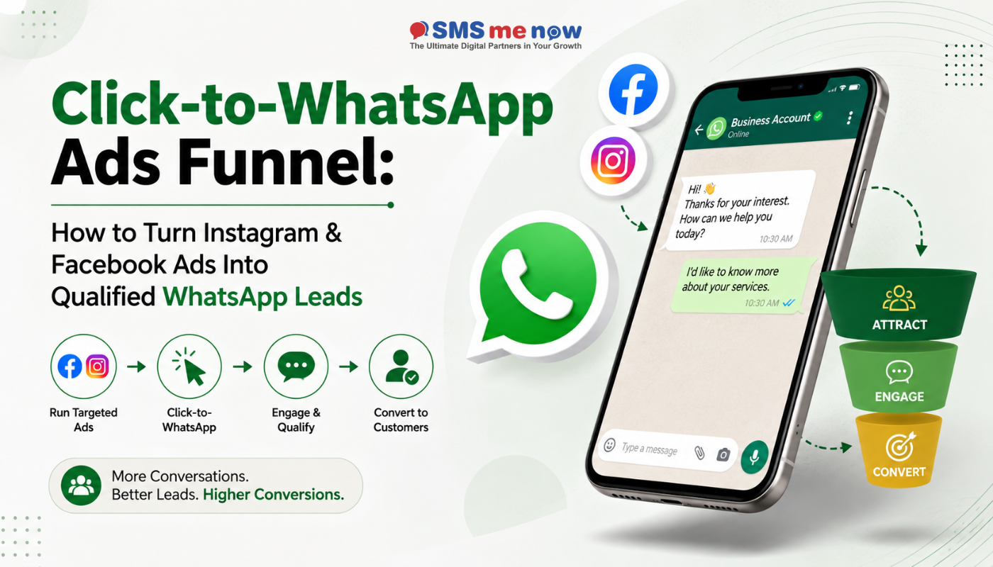 Click-to-WhatsApp Ads Funnel: How to Turn Instagram & Facebook Ads Into Qualified WhatsApp Leads