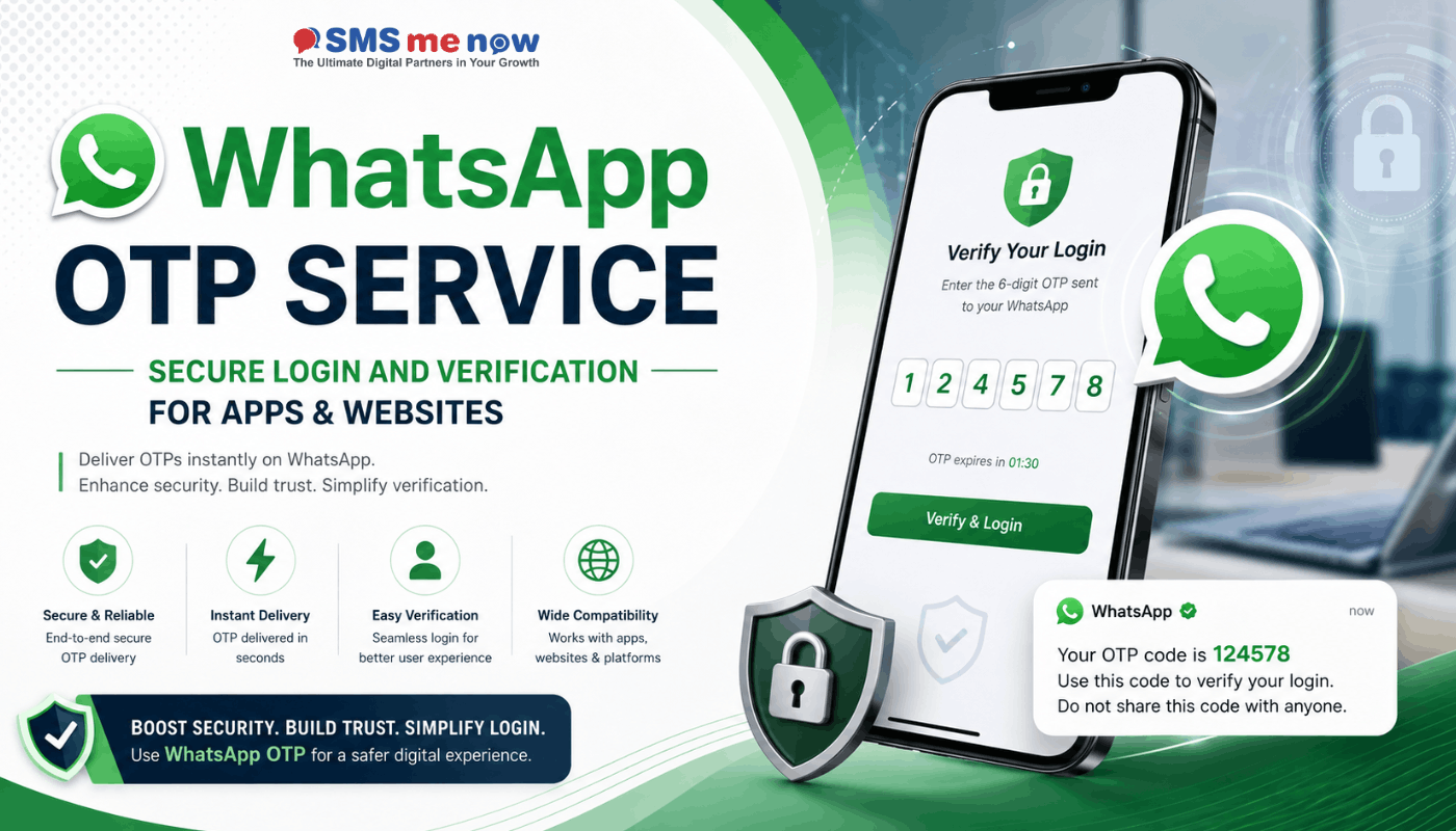 WhatsApp OTP Service: Secure Login and Verification for Apps & Websites