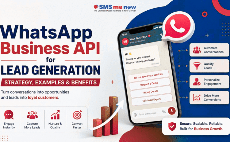 WhatsApp Business API for Lead Generation: Strategy, Examples & Benefits