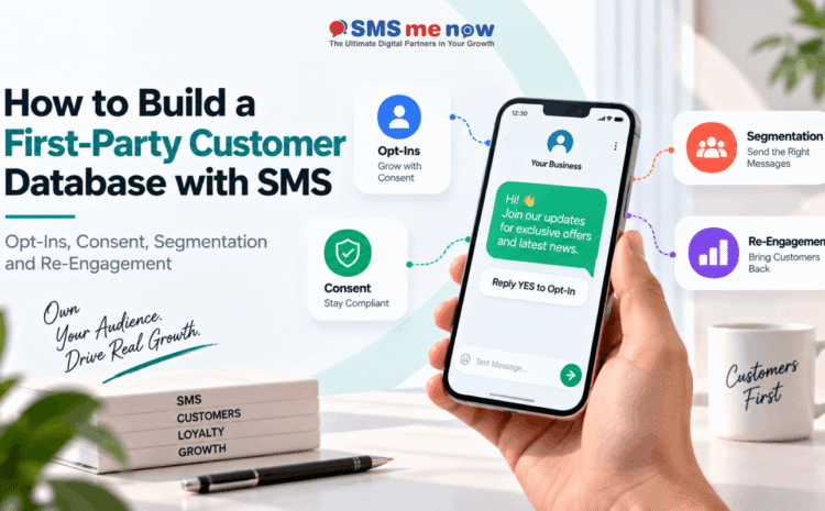 How to Build a First-Party Customer Database with SMS: Opt-Ins, Consent, Segmentation and Re-Engagement
