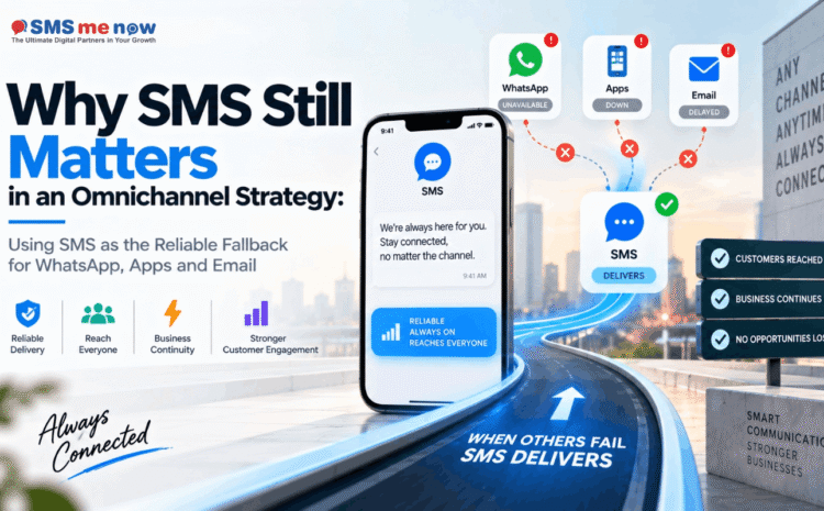 Why SMS Still Matters in an Omnichannel Strategy: Using SMS as the Reliable Fallback for WhatsApp, Apps and Email