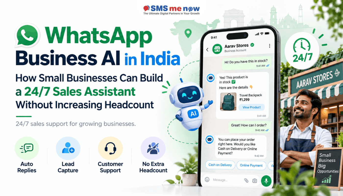 WhatsApp Business AI in India: How Small Businesses Can Build a 24/7 Sales Assistant Without Increasing Headcount