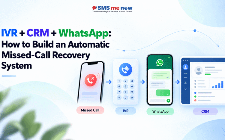 VR + CRM + WhatsApp: How to Build an Automatic Missed-Call Recovery System
