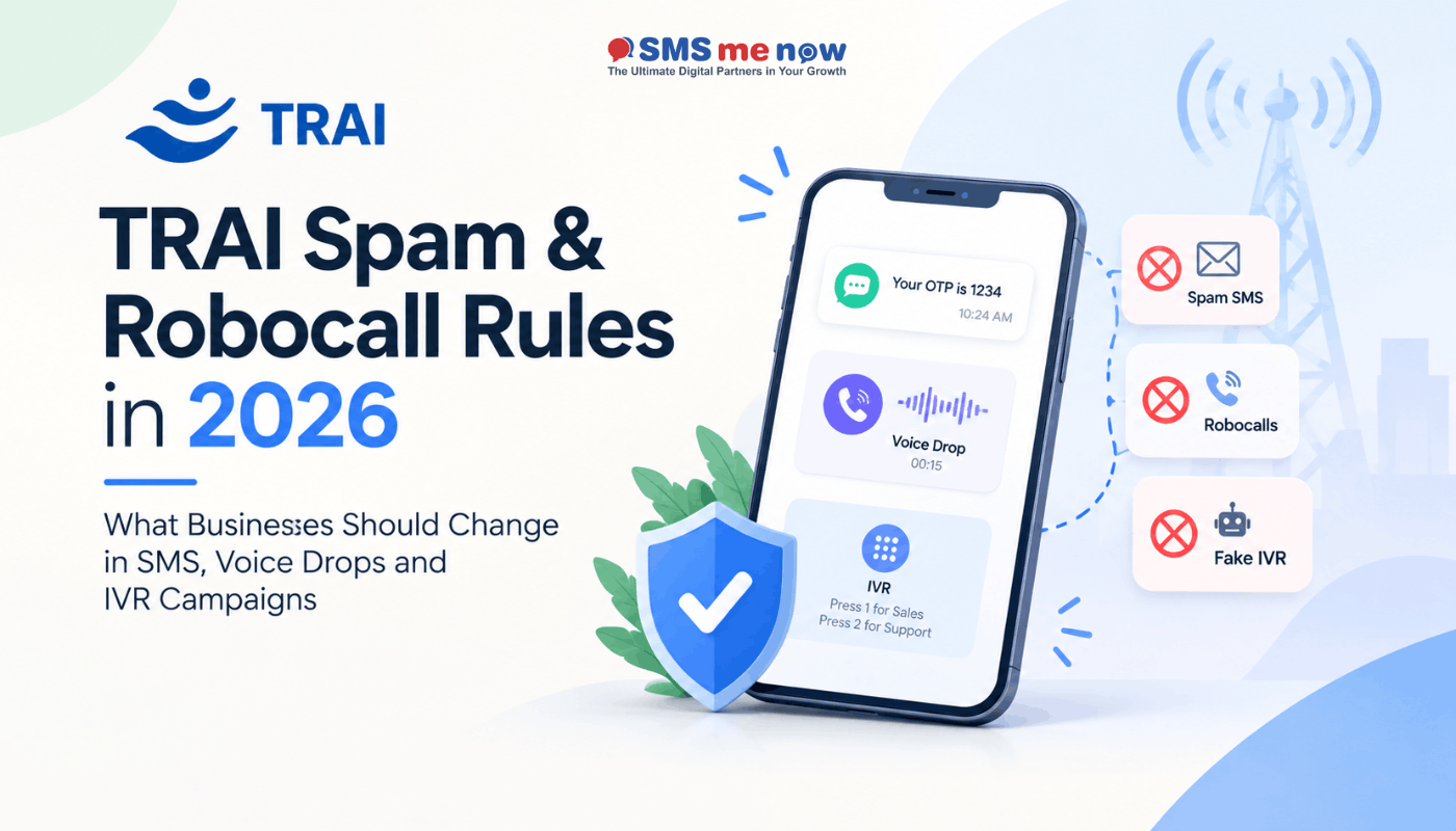 TRAI Spam & Robocall Rules in 2026: What Businesses Should Change in SMS, Voice Drops and IVR Campaigns
