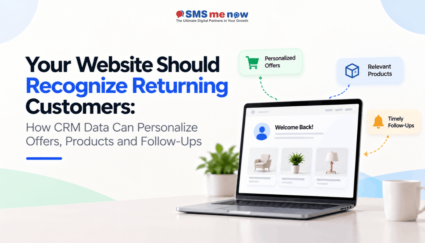 Your Website Should Recognize Returning Customers: How CRM Data Can Personalize Offers, Products and Follow-Ups